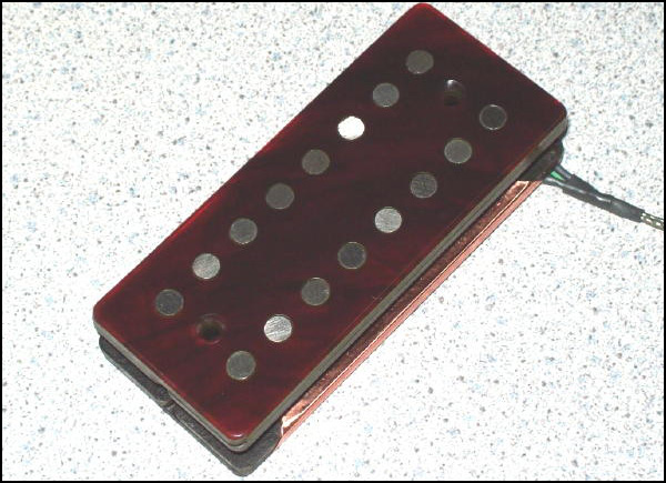 8 string Lap Steel Pickup Faux Tortoise