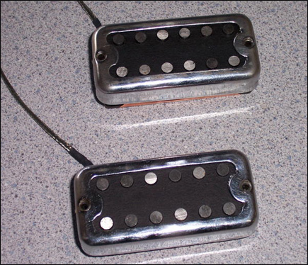 Custom AlNiCo Rod Humbucker Size Pickup Top View