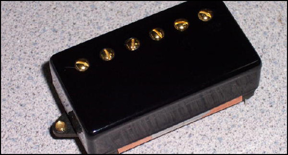 Custom H540 Black Cover and Gold Screws Pickup