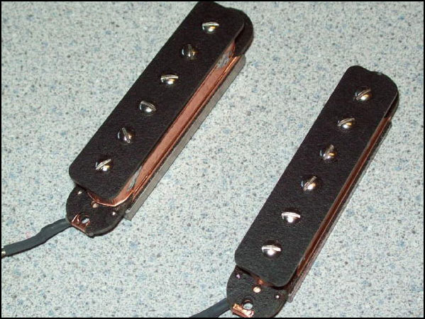 JG-90 Single Coil Pickups with Covers Removed