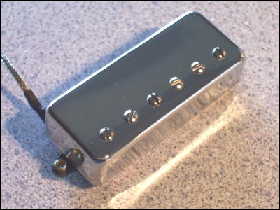 Mini HB Nickel Style Pickup with Nickel Cover