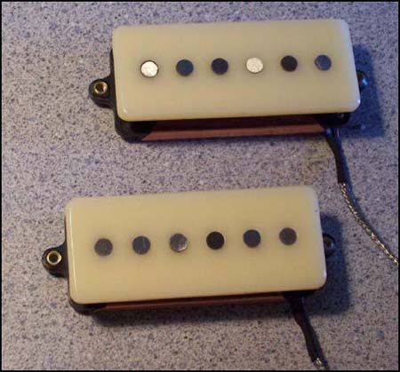 Mini HB Size Single Coil AlNiCo Rod Magnet Pickups