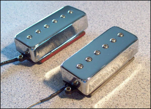 Mini P-90 Chrome Pickups (2) 