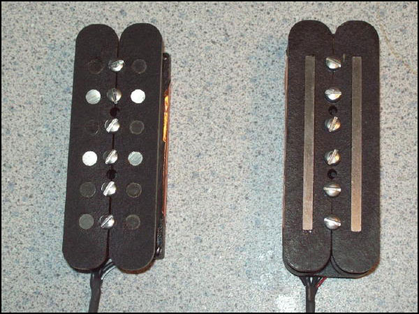 Stealth P-90 HB Bar Pickups and Rod Magnet Versions 